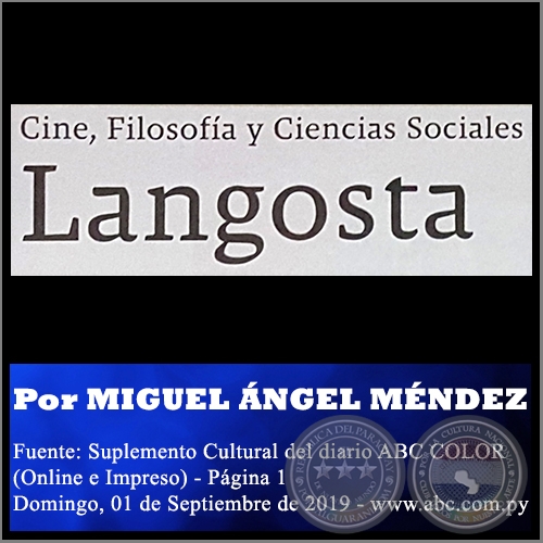  LANGOSTA - Por MIGUEL NGEL MNDEZ -  Domingo, 01 de Septiembre de 2019